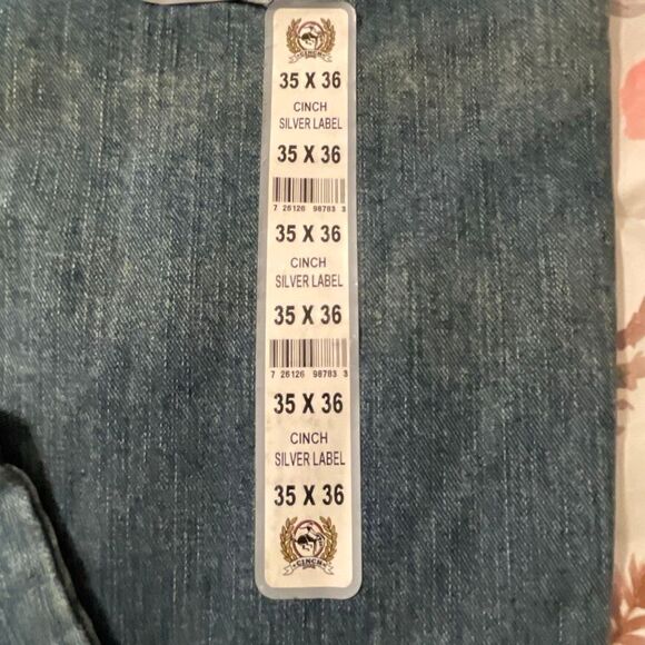 Cinch Silver Men’s Western/Cowboy/Work Pants - Picture 7 of 13